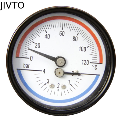 6 Bar 100MM 4 Inch Pressure Temperature Gauges 1/2 BSP Boiler Pressure Gauge