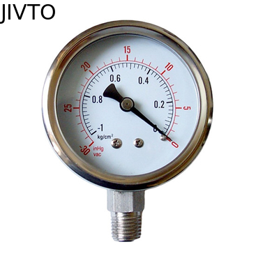 Stainless Steel 15000psi Dry Fuel Pressure Gauge 1/4" BSPT 38MM