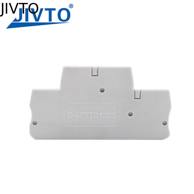 D-PTTB 1.5/S Конечная крышка PTTB1.5/S Двухуровневый соединитель Din Терминальный блок Аксессуары 1,5 мм Пластиковая преграда конечная плита
