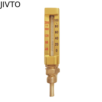 V линия 160MM 100 термометров Deg промышленных стеклянных 3/4